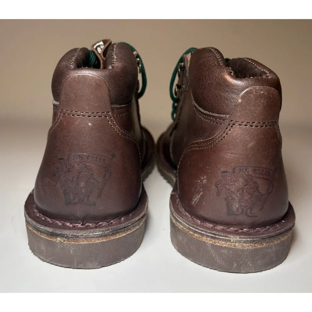 JIM GREEN African Ranger Brown Leather Chukka Ankle Boots | Size 9.5